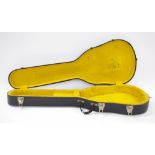 Electric guitar hard case suitable for a Les Paul style guitar or similar (missing original handle)