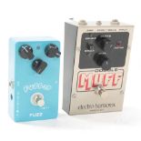 Electro Harmonix Double Muff guitar pedal; together with a Caline Puffer fuzz pedal (2)