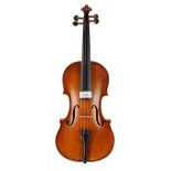 Contemporary violin labelled Enrico Orselli, 13 7/8", 35.20cm