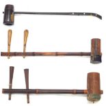 Three small Chinese two string erhu fiddles (3)