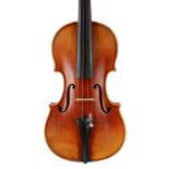 Contemporary violin labelled Giuseppe Peluzzi, 14", 35.60cm