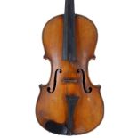 Good Lowendall violin circa 1890, 14 3/16", 36cm