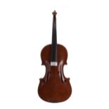 Early 20th century German violin, 14 3/16", 36cm