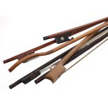 Six unusual Baroque/folk bows (6)