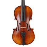 Contemporary German violin, 14 1/16", 35.70cm