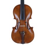 English violin by and labelled David R. Ouvry, Maidenhead-England, anno 1998, 14 1/8", 35.90cm