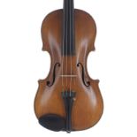 Violin by and labelled Karol Wieczorek W Zywcu, 1925 Kopj. Joh. Uld Eberle F. Prague 1765, the one