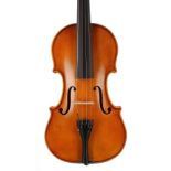 Contemporary violin labelled Marcucci Custode..., 13 7/8", 35.20cm