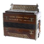 Italian button accordion by Savoia Giorgio & Figli...Cremona, Italy