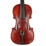 Early 20th century viola, 15 11/16", 39.80cm