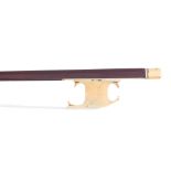 Fine and interesting French ivory mounted violin bow, Paris circa 1770, possibly by Duchene, the