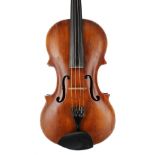 Interesting English viola by and labelled J.C. Harrison, London, Date, 1915, also stamped J.C.H.