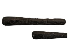 19th Century Irish Bog Wood Truncheon.