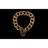 Victorian Period 1837-1901 9ct Gold Excellent Colour and Nice Quality - Plain and Decorated Link