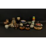 Collection of Vintage Studio Art Style Pottery to include vases, jugs, plates, bowls etc.