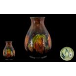 William Moorcroft Signed Large and Impressive Flambe Ovoid Shaped Vase ' Leaf's and Berries '