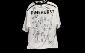 Liverpool Fc 125th Anniversary Away Shirt. Multi Signed.