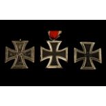 German Iron Cross 2nd Class 1939, Black, White And Red Ribbon,