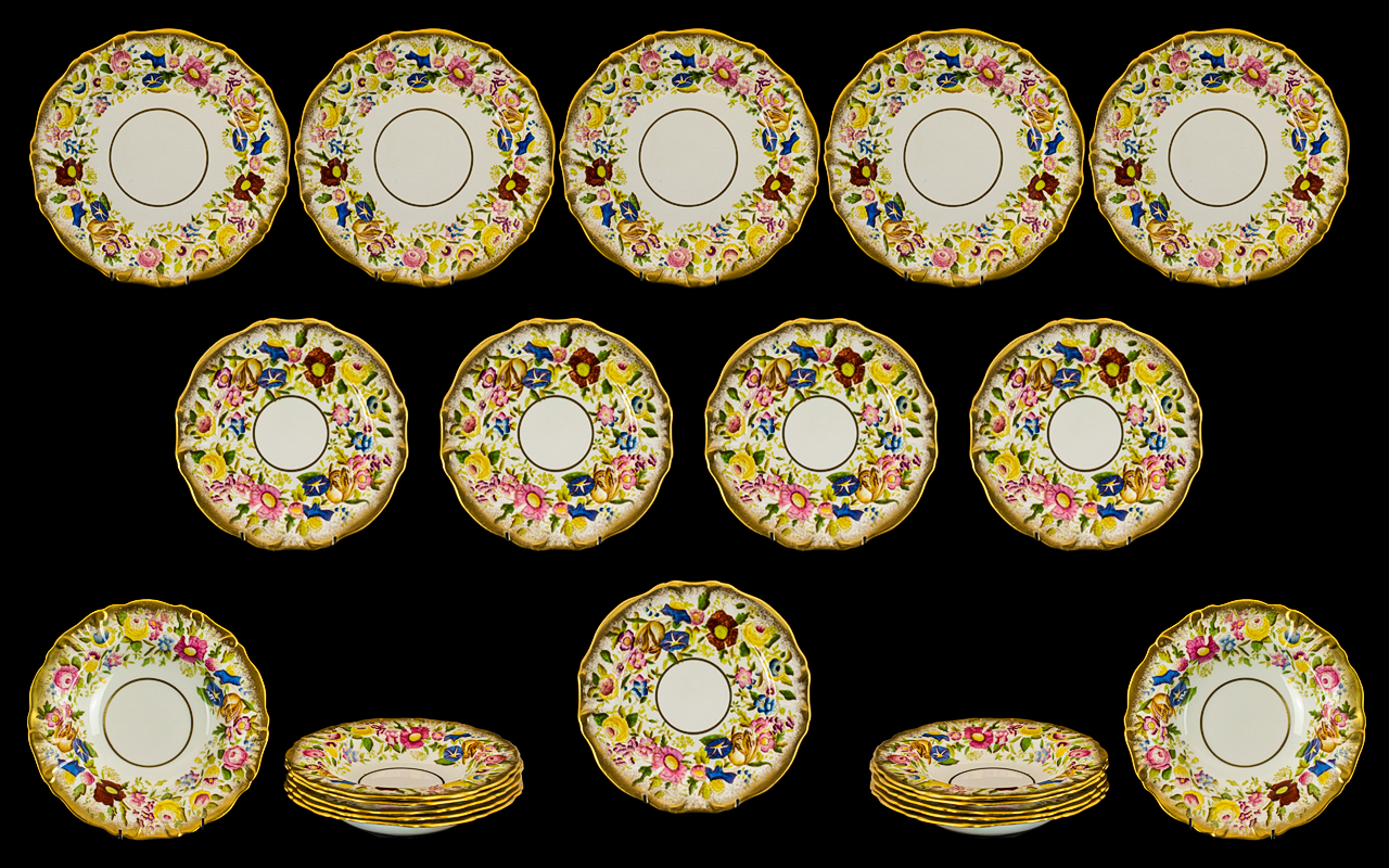 Hammersley Superb Quality Hand Painted Fine Bone China ( 65 ) Pieces, - Image 2 of 3