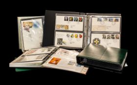 Stamp Interest - A Large Banana Style Box Containing Two A4 Stockbooks Full of GB First Day Covers,