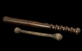 Victorian Cosh & Truncheon.