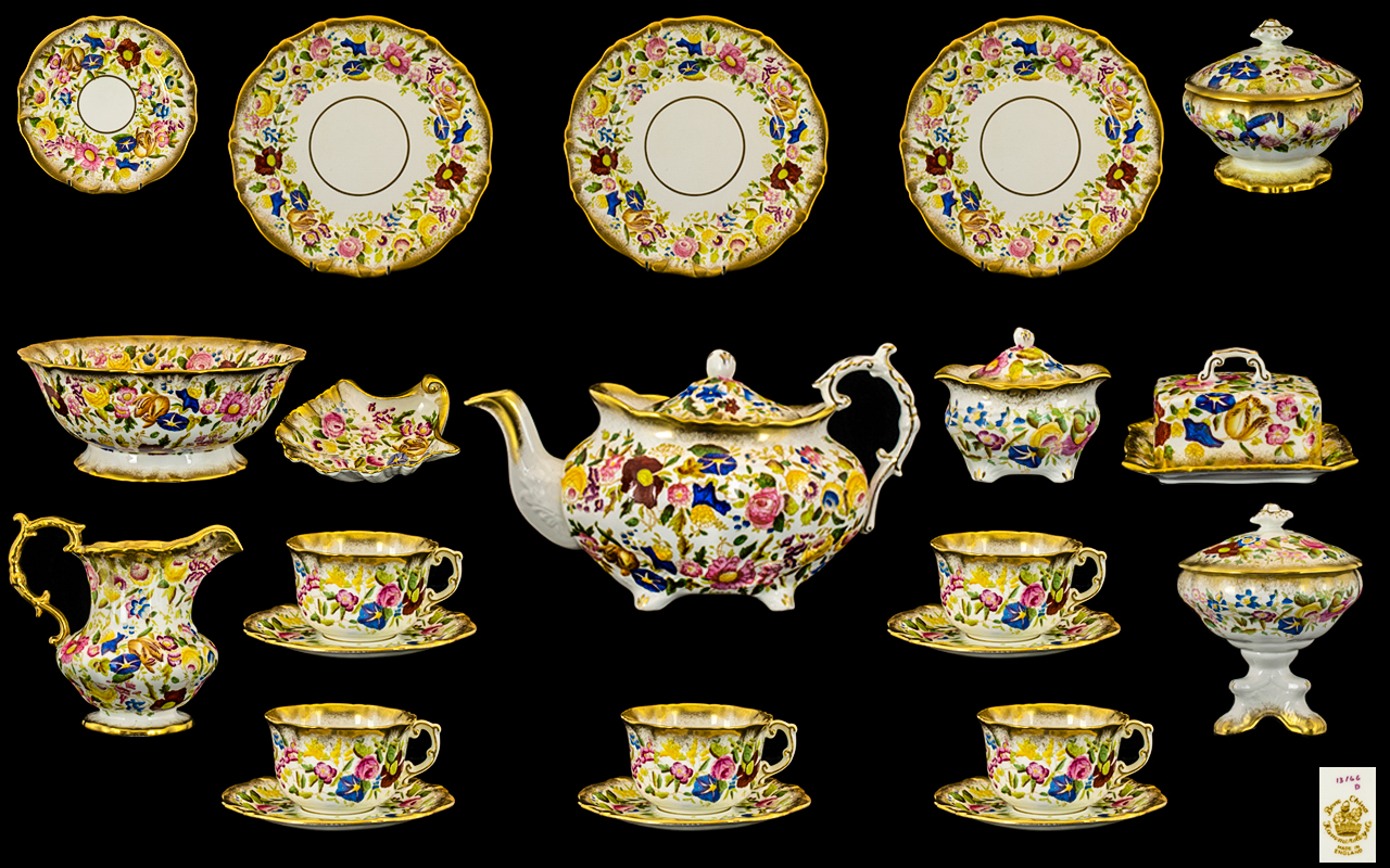 Hammersley Superb Quality Hand Painted Fine Bone China ( 65 ) Pieces,