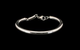 Silver Statement Bangle.