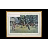 Horse racing limited edition print. ''The July Course'' by Neil Cawthorne. No. 184 of 850 copies.