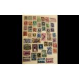 Diamond Spring Back Stamp Album full of world wide stamps.