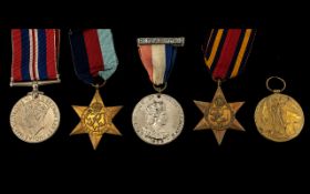 World War II Collection of Military Medals awarded to KB Holden. Comprises 1. 1939-1945 Star 2.