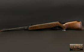 Quattro Air Rifle. Working order, 44.5 inches in length, please see accompanying image.