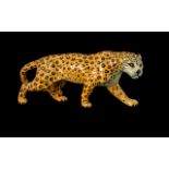 Beswick Wild Animal Figure - 'Leopard' model no. 1082. Designer A. Gredington, issued 1946-1975.
