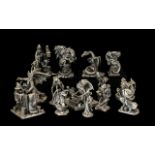 A Collection of Tudor Mint Myth and Magic Figures (14) in total. To include Taming the Unicorn,