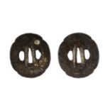 Japanese Antique From Samurai Katana - Tsuba,