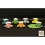 Royal Winton and Albert Bone China Gossamer Part Tea/Sandwich Set comprising of six cups and