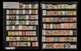 Collection of Stamps GB on Two Hagners.