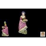 Coalport Early Hand Painted Figurine ' J