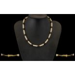 A Nice Quality - Necklace Set with Garne