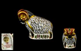 Royal Crown Derby Paperweight 'Derby Ram',