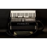 A Piermaria Piano Accordion - Comes Complete With Case And Accordion Collection Booklet.