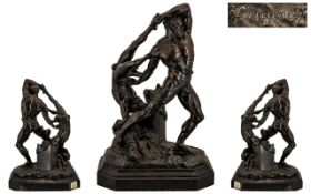 Antonio Canova ( After ) 1757 - 1822 Superb Quality Fine Art Patinated Fine Art Bronze Sculpture -