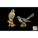 Beswick Bird Figure ( 2 ) Includes 1/ Kestrel, Model No 2316, Designer Graham Tongue.