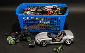 Collection of Toy Cars including Matchbox, Hot Wheels, Mattel, etc.