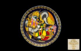 Rosenthal Special Edition Hand Painted Nice Quality Studio Line Collection Plate 'Sinbad the