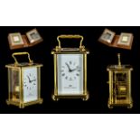 Matthew Norman Top Quality Brass Carriage Clock.