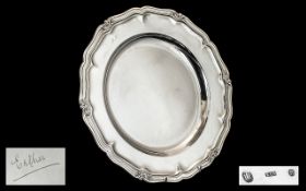 Danish - Early 20th Century Attractive and Pleasing Circular Shaped Fruit Dish with Shell Mottiffs