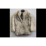 Ladies Silver Fox Jacket size 10, hip length,