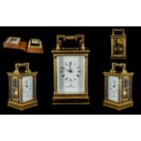 Matthew Norman Superb Quality - Large Brass Carriage Clock,