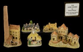 David Winter Collection Cottages all handmade and hand painted,