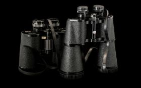 Pair of Binoculars in Leather Case - Viper 20 x 65, with Another In Leather Case - Skipper 7 x 50.